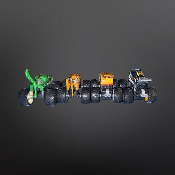 Hot Wheels Battle Beast Push Down Chomping Action Monster Trucks 1:64 Scale A27 - Picture 16 of 16